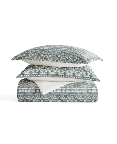 Ienjoy Home Ultra Soft Reversible 2-pc. Duvet Cover Set, Twin/twin Xl In Blue