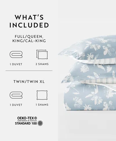 Ienjoy Home Ultra Soft Reversible 2-pc. Duvet Cover Set, Twin/twin Xl In Blue