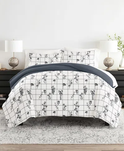 Ienjoy Home Ultra Soft Reversible 2-pc. Duvet Cover Set, Twin/twin Xl In White