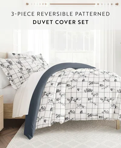 Ienjoy Home Ultra Soft Reversible 2-pc. Duvet Cover Set, Twin/twin Xl In White