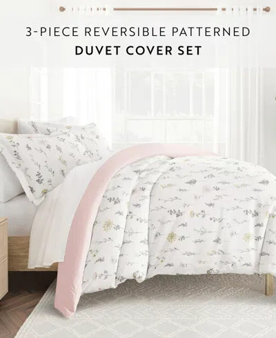 Ienjoy Home Ultra Soft Reversible 2-pc. Duvet Cover Set, Twin/twin Xl In Multi