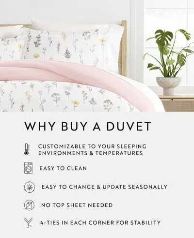 Ienjoy Home Ultra Soft Reversible 2-pc. Duvet Cover Set, Twin/twin Xl In Multi