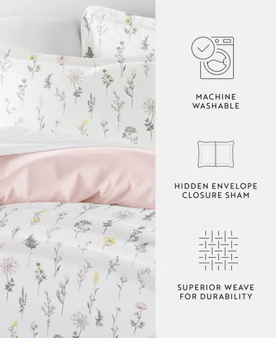 Ienjoy Home Ultra Soft Reversible 2-pc. Duvet Cover Set, Twin/twin Xl In Multi