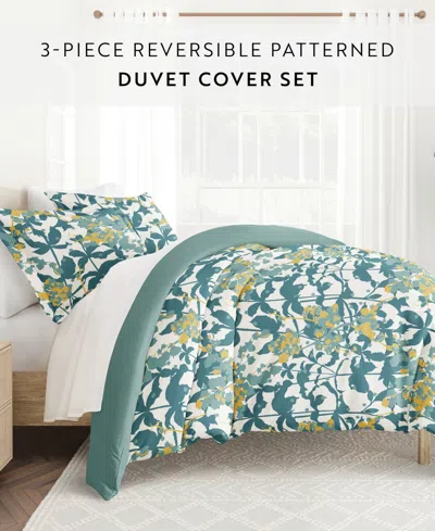 Ienjoy Home Utra Soft Reversible 3-pc. Duvet Cover Set, King In Green