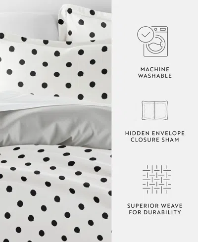 Ienjoy Home Utra Soft Reversible 3-pc. Duvet Cover Set, Queen In White