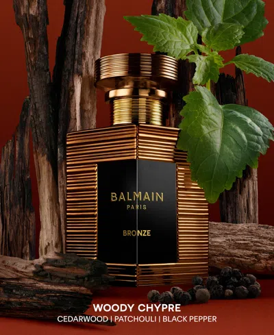 Balmain Womens Bronze Eau De Parfum Refill 150ml In Transparent