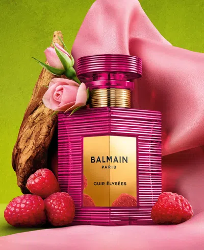 Balmain Cuir Élysées Eau De Parfum, 1.7 Oz. In Transparent