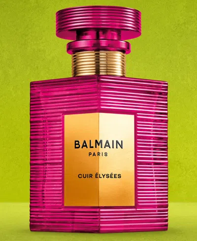 Balmain Cuir Élysées Eau De Parfum, 1.7 Oz. In Transparent