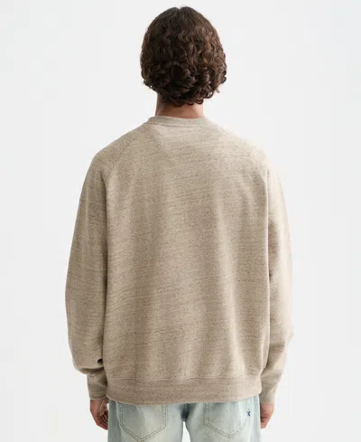 Scotch & Soda Men's Embroidered Long-sleeve Sweatshirt In Neutral