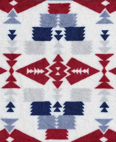 Wrangler Americana Printed Ultra Soft Plush Fleece Throw, 50" X 70" In Multi