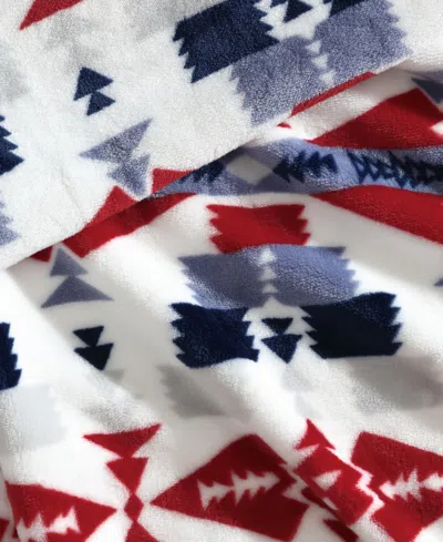 Wrangler Americana Printed Ultra Soft Plush Fleece Throw, 50" X 70" In Multi