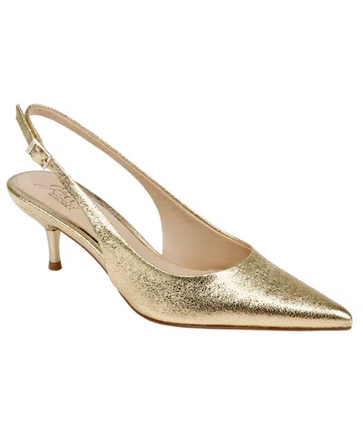 Jewel Badgley Mischka Women's Ilana Pumps In Gold