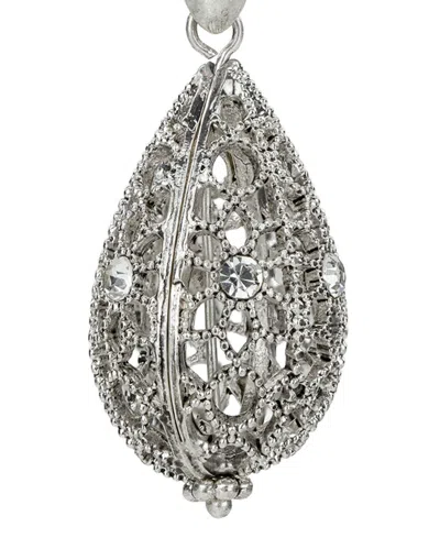 Patricia Nash Silver Plated Teardrop Earrings In Metallic