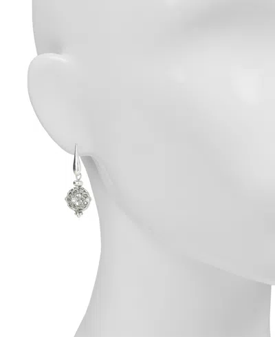 Patricia Nash Silver Plated Bead Drop Earrings In Metallic