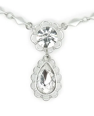 Patricia Nash Teardrop Pendant Necklace In Metallic