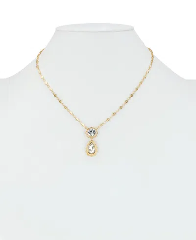 Patricia Nash Teardrop Pendant Necklace In Gold