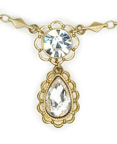 Patricia Nash Teardrop Pendant Necklace In Gold