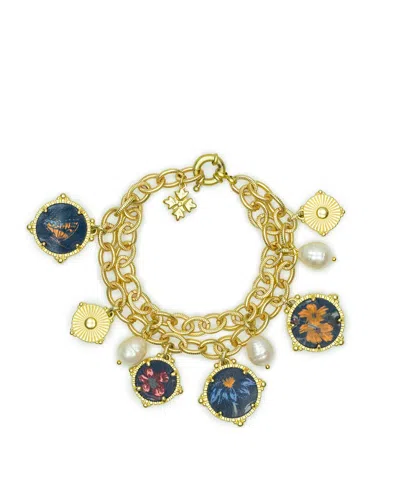 Patricia Nash Gold Plated Double Chain Bracelet In Gold