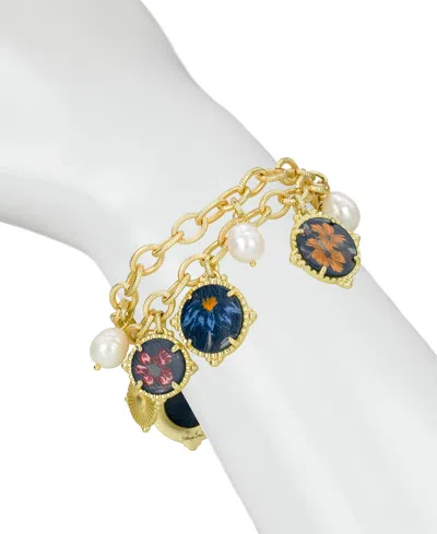 Patricia Nash Gold Plated Double Chain Bracelet In Gold