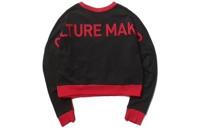 Puma (wmns)  Culture Maker Crew Sweatshirt For Red