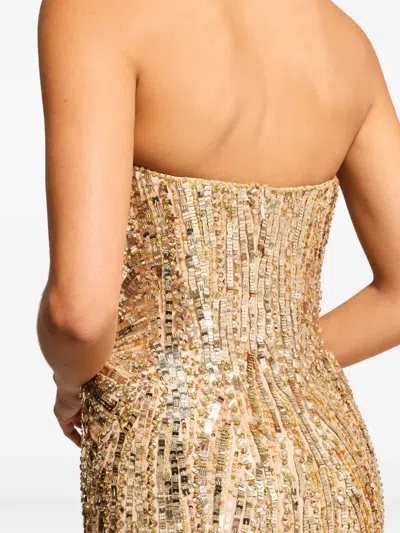Jenny Packham Sequin-embellished Strapless Euphoria Dress In Multi