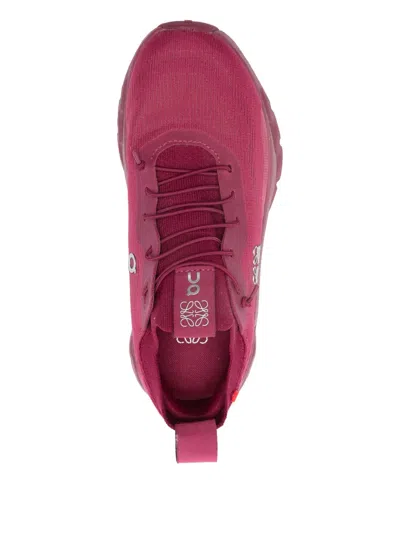 Loewe X On Running Logo Detail Trainers In Red