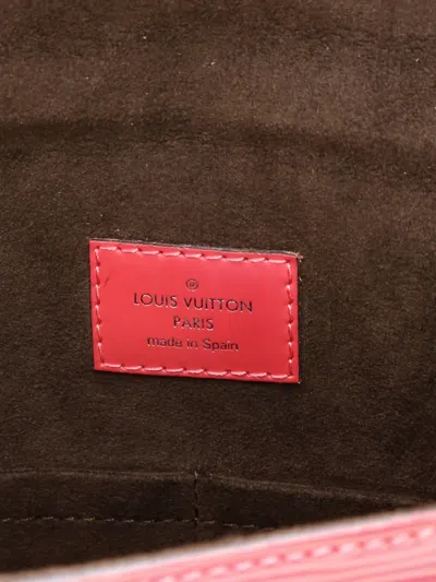 Pre-owned Louis Vuitton Cluny Top Handle Bag Epi Leather Bb Satchel In Pink