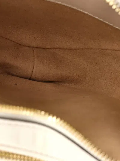 Pre-owned Gucci Interlocking G Heart Diagonal Quilted Leather Mini Shoulder Bag In Neutral