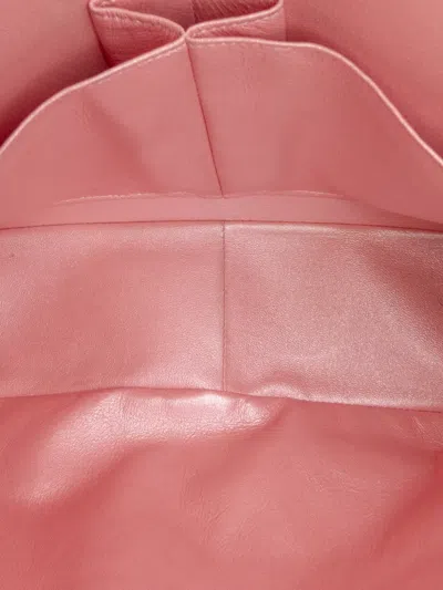 Pre-owned Chanel 2019 Jumbo Classic Iridescent Caviar Double Flap Shoulder Bag In Pink