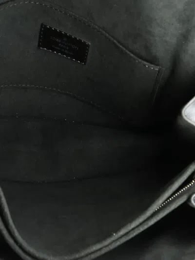 Pre-owned Louis Vuitton Dauphine Shoulder Bag Reverse Monogram Giant Mm Crossbody Bag In Brown