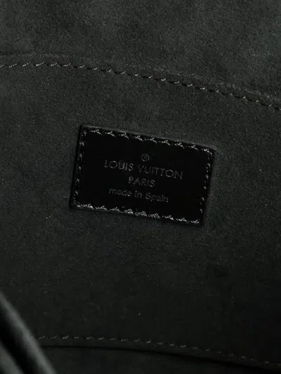 Pre-owned Louis Vuitton Dauphine Shoulder Bag Reverse Monogram Giant Mm Crossbody Bag In Brown