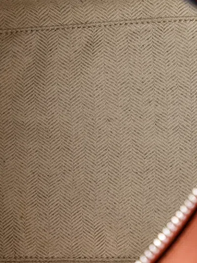 Pre-owned Loewe Puzzle Bag Leather Medium Shoulder Bag In Orange