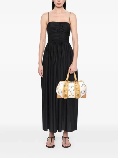 Pre-owned Louis Vuitton 2003-2015 Monogram Multicolore Courtney Mm Satchel In White