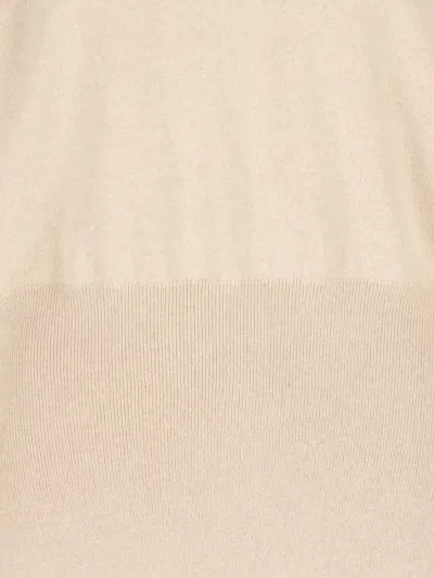Loro Piana Ribbed Polo Shirt In Neutral