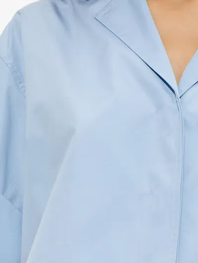Jil Sander Short-sleeve Shirt In Blue