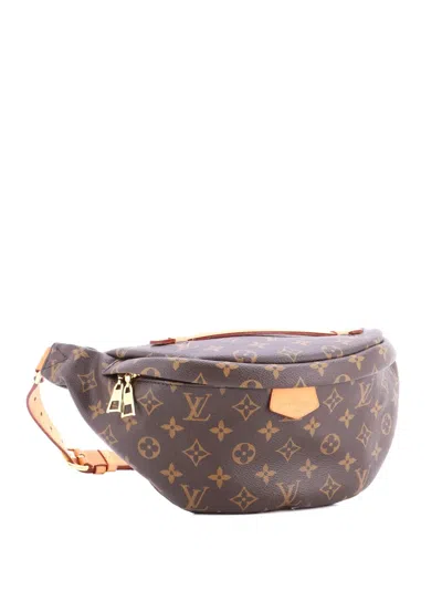 Pre-owned Louis Vuitton Bum Bag Monogram Canvas Belt Bag In Brown