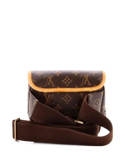 Pre-owned Louis Vuitton Bosphore Waist Bag Monogram Canvas Belt Bag In Brown