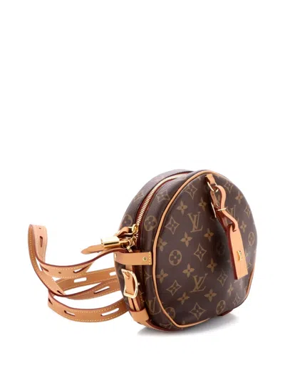 Pre-owned Louis Vuitton Boite Chapeau Souple Bag Monogram Canvas Mm Shoulder Bag In Brown