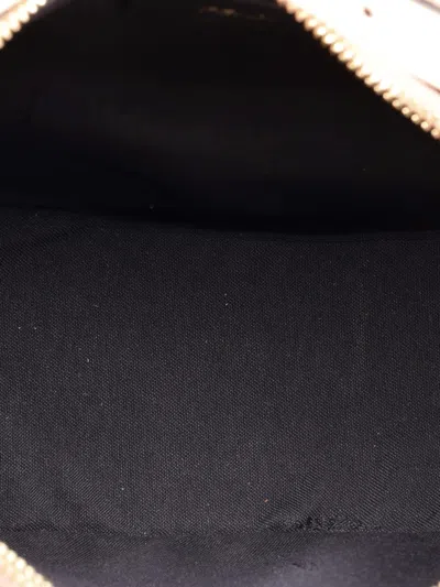 Pre-owned Fendi Graphy Bag Leather Small Hobo Bag In Neutral