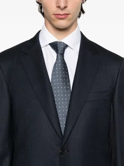 Canali Single-breasted Suit In Blue