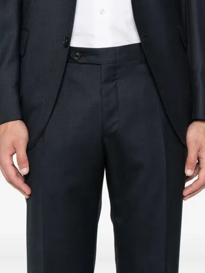 Canali Single-breasted Suit In Blue
