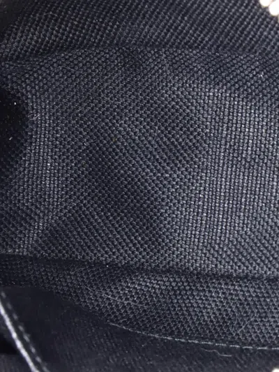 Pre-owned Gucci Camera Bag Jumbo Gg Canvas Mini Crossbody Bag In Black