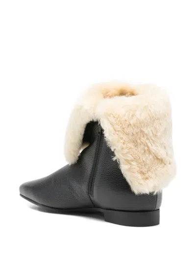 Totême Shearling Boots In Multi
