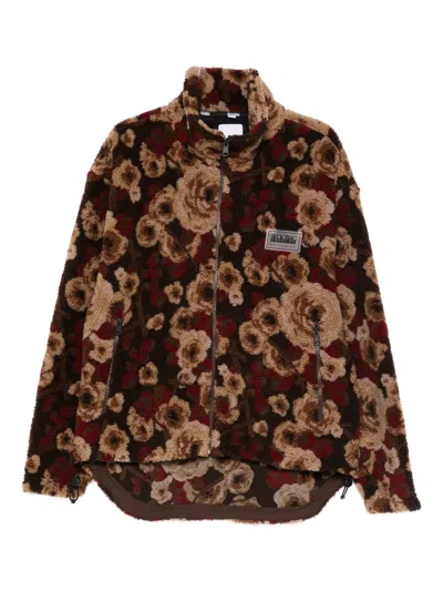 Napapijri Emin Floral-pattern Jacket In Multi
