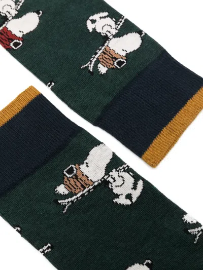 In The Box X Peanuts By Schulz Character Print Socks In Multi