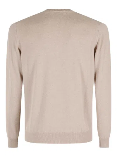 Filippo De Laurentiis Crew-neck Sweater In Brown