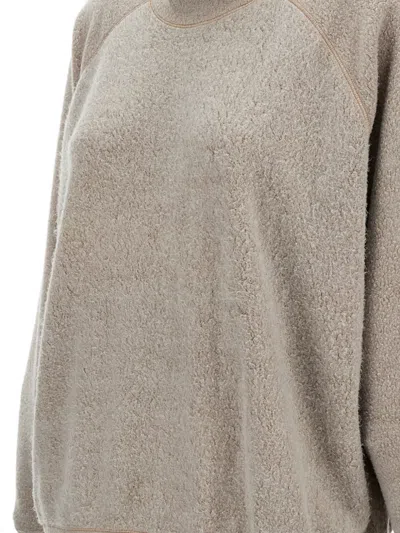 Epl Crew-neck Long-sleeve Sweater In Animal Print