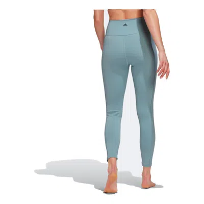 Adidas Originals (wmns) Adidas Yoga Studio 7/8 Leggings 'teal' In Blue