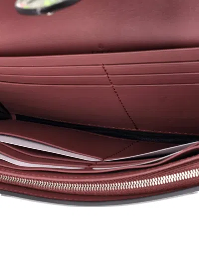 Pre-owned Gucci Dionysus Chain Wallet Blooms Print Gg Coated Canvas Small Crossbody Bag In Brown