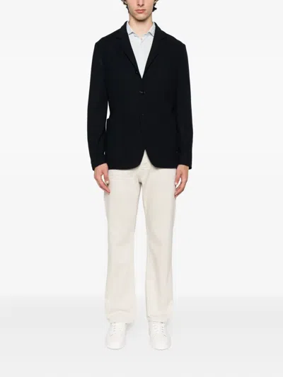 Canali Three-button Patch-pocket Blazer In Black